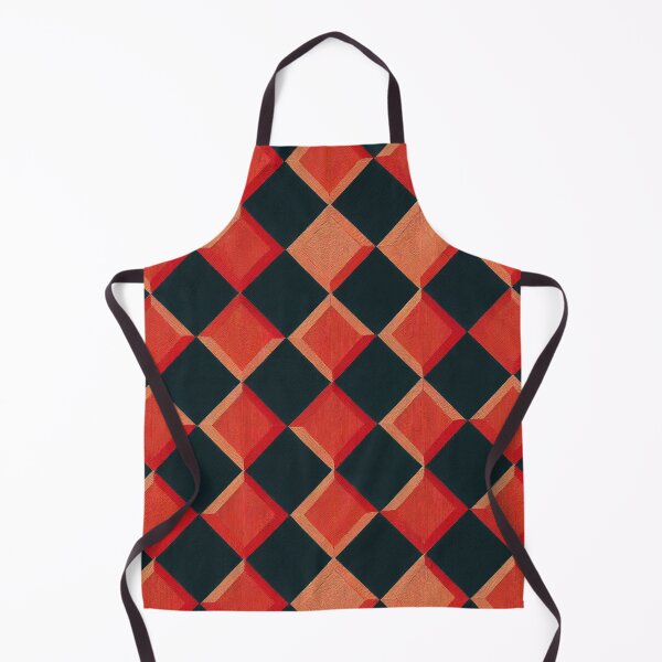 Item preview, Terracotta Diagonal Checkers designed and sold by Patternifico.