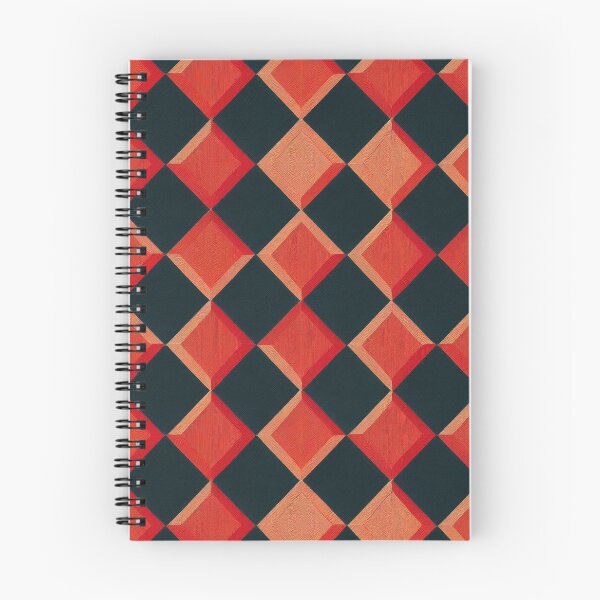 Item preview, Terracotta Diagonal Checkers designed and sold by Patternifico.