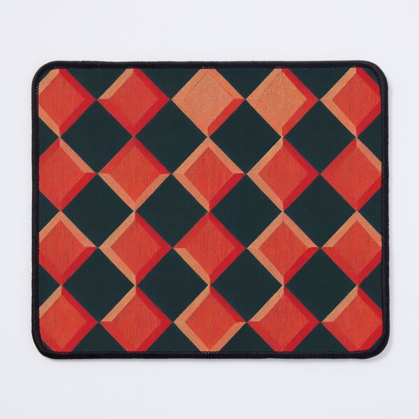 Item preview, Terracotta Diagonal Checkers designed and sold by Patternifico.