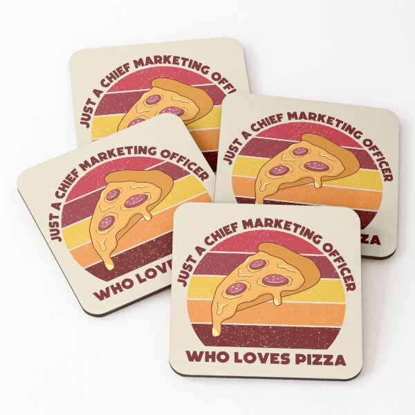 Item preview, Just a chief marketing officer who loves pizza, dark text, funny food lovers chief marketing officer job, marketing department, humor, joke, meme, pizza lover, foodie worker designed and sold by SGS-.