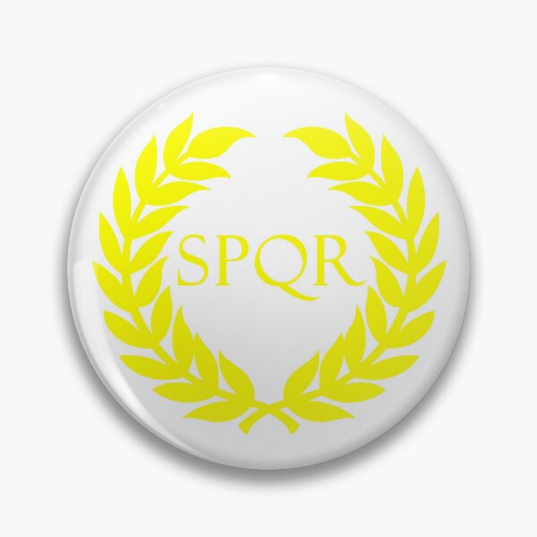 Item preview, Ancient Rome SPQR emblem yellow transparent background designed and sold by Jason Abdale.