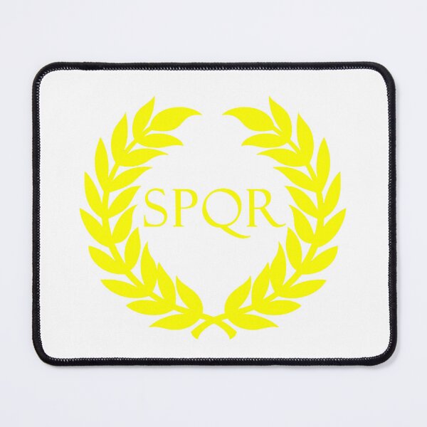 Item preview, Ancient Rome SPQR emblem yellow transparent background designed and sold by Jason Abdale.