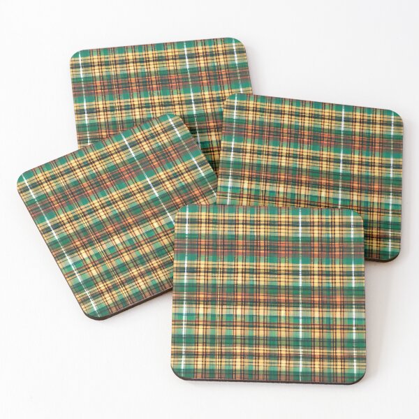 Item preview, Green tartan patterns art designed and sold by brandway.