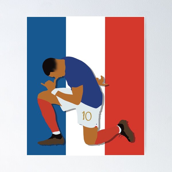 Sport Design Kylian Mbappé, PSG, Paris, Les Bleus, France Poster 3