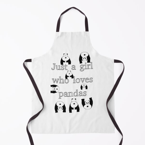 Item preview, Just a girl who loves pandas designed and sold by CottagePop.