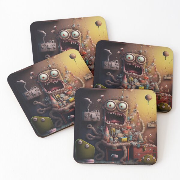Item preview, Funny monster weird bizarre art design designed and sold by mrlongfield.
