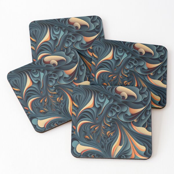 Item preview, Flowing Transitional Pattern Digital Painting designed and sold by CodeAndColors.