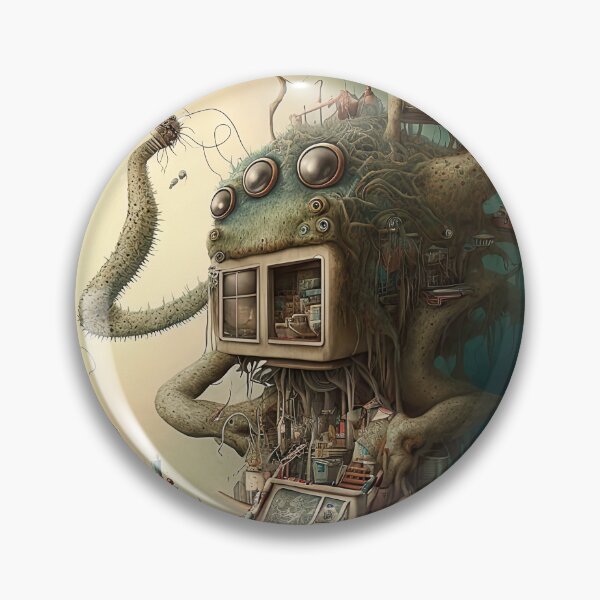 Item preview, Funny monster weird bizarre art design designed and sold by mrlongfield.