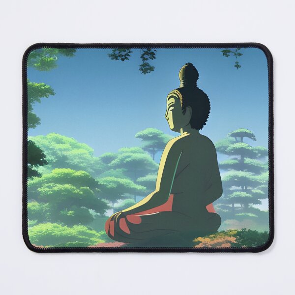 Item preview, Anime Buddha meditating designed and sold by brandway.
