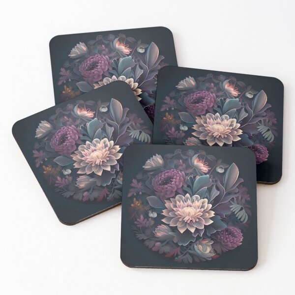 Item preview, Mystical Floral Pattern Digital Painting designed and sold by CodeAndColors.
