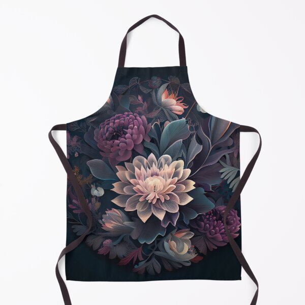 Item preview, Mystical Floral Pattern Digital Painting designed and sold by CodeAndColors.