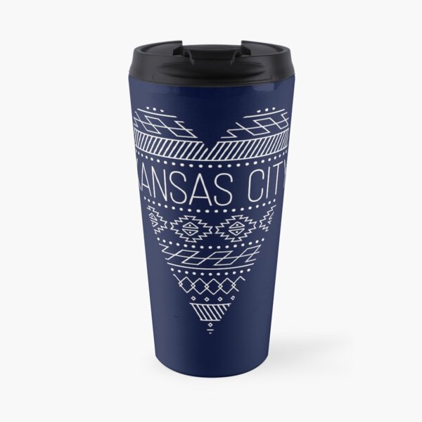 I love Kansas City Heart Design Travel Mug