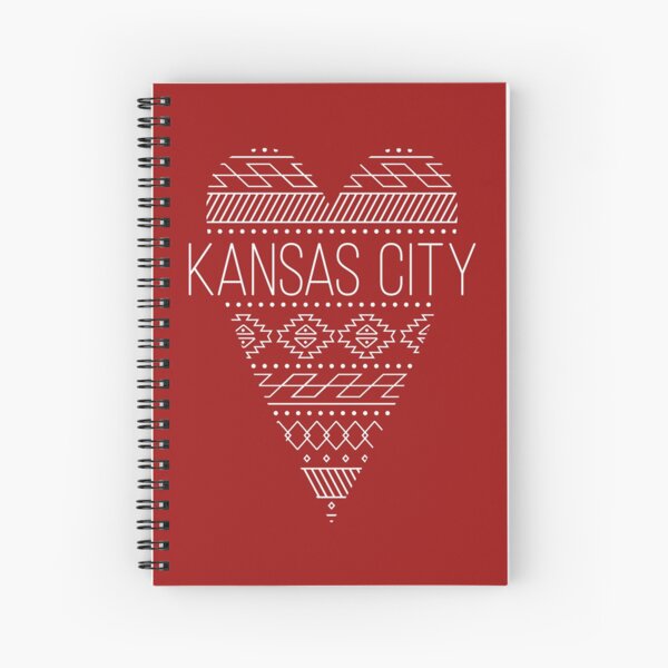 I love Kansas City Heart Design Spiral Notebook