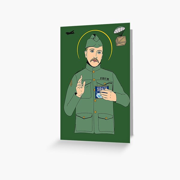 Item preview, John Frum Saves designed and sold by Dr. Haircut.