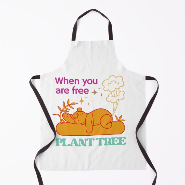 Item preview, When you are free plant a tree funny sleeping panda, Save the earth, Make earth green, save the planet, save soil designed and sold by dsignstore911.