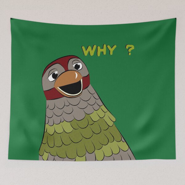 Item preview, The Why Bird designed and sold by GemimaRosaArt.