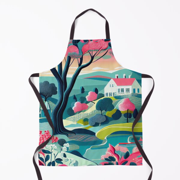 Item preview, Light Vibrant English Countryside Chic Pattern Digital Painting designed and sold by CodeAndColors.