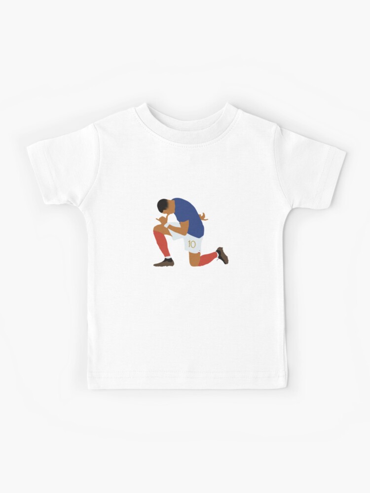 Kylian Mbappe minimalist illustration | Kids T-Shirt