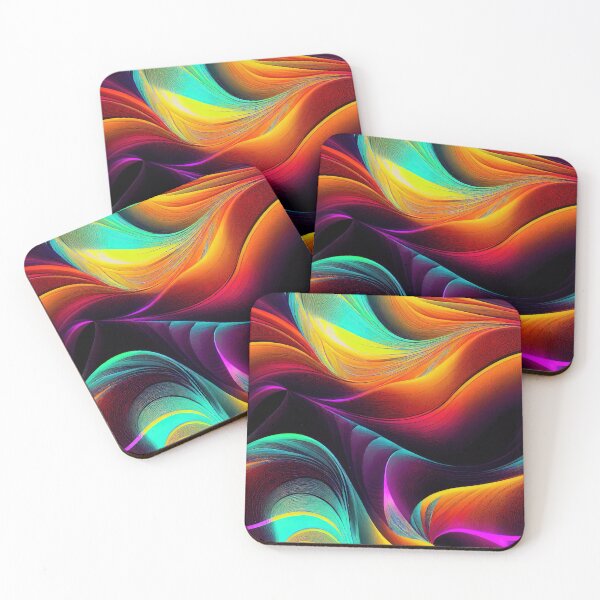 Item preview, Neon Waves designed and sold by Patternifico.