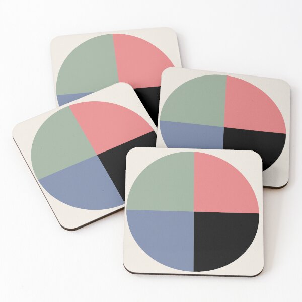 Item preview, Bauhaus Exhibition, Bauhaus Wall Art, Bauhaus Exhibition Print full circle 4 pastel colors designed and sold by re-make-.