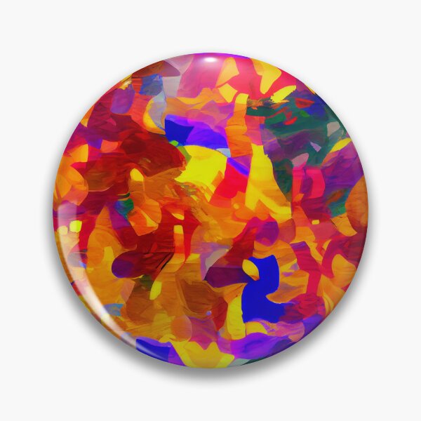 Artikelvorschau, Impressionist Bold Dazzling Contemporary Pattern Digital Painting entworfen und verkauft von CodeAndColors.