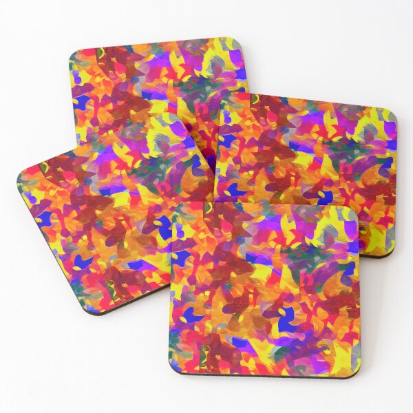 Item preview, Impressionist Bold Dazzling Contemporary Pattern Digital Painting designed and sold by CodeAndColors.