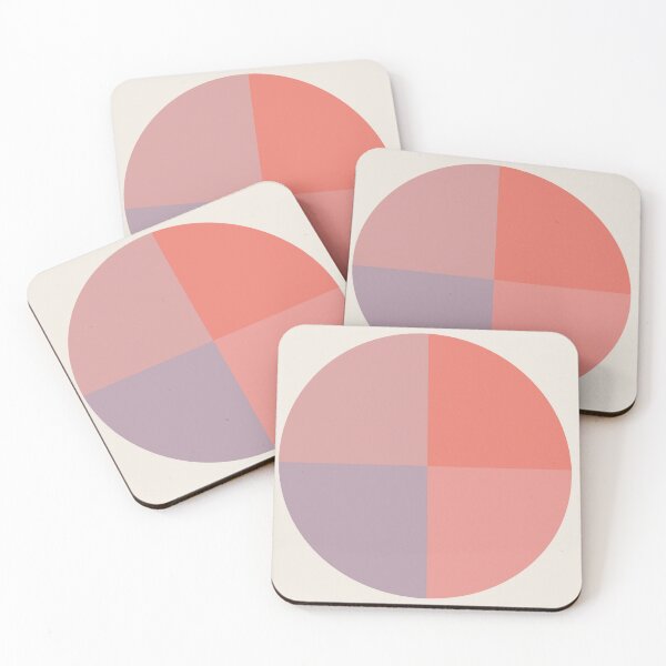 Item preview, Bauhaus Exhibition, Bauhaus Wall Art, Bauhaus Exhibition Print full circle 4 pink colors designed and sold by re-make-.