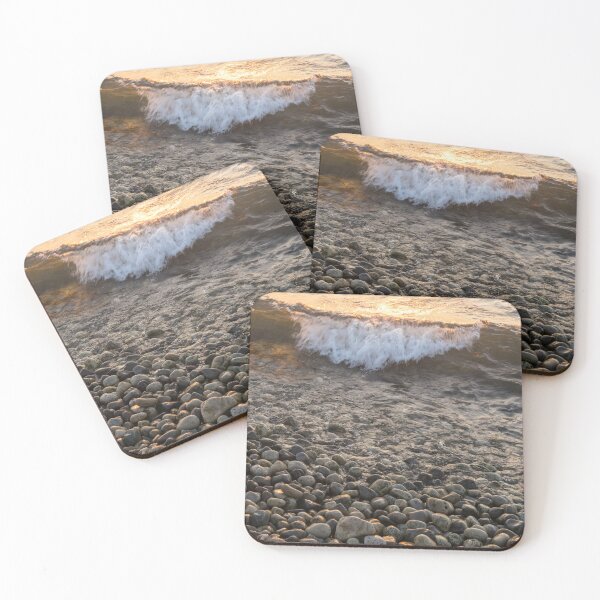 Item preview, Slow Motion Surf - Backlit Wave and Polished Pebbles designed and sold by Georgia Mizuleva.