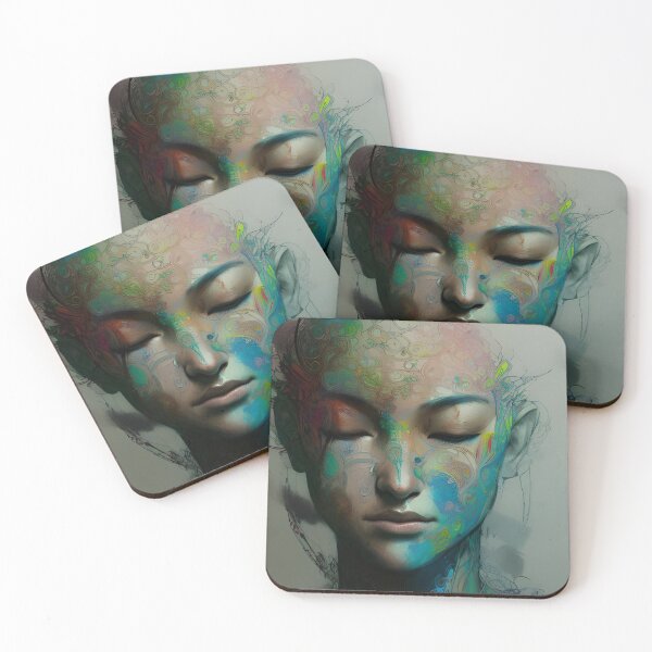 Item preview, Abstract portrait designed and sold by Sunwang.