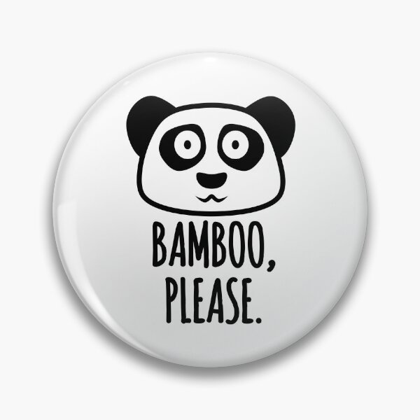 Item preview, Bamboo Please - Funny Panda Quotes designed and sold by EnzoVectorism.