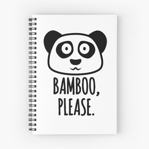 Item preview, Bamboo Please - Funny Panda Quotes designed and sold by EnzoVectorism.
