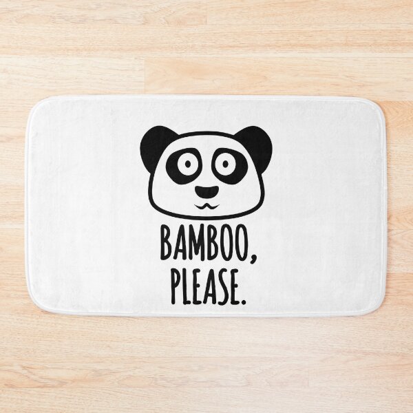 Item preview, Bamboo Please - Funny Panda Quotes designed and sold by EnzoVectorism.