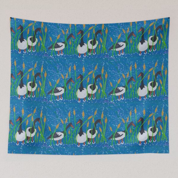 Item preview, lunguna (magpie geese) designed and sold by karen rogers.