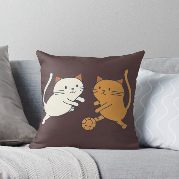 Item preview, Cats Playing Football - 01 designed and sold by YoobiArt.