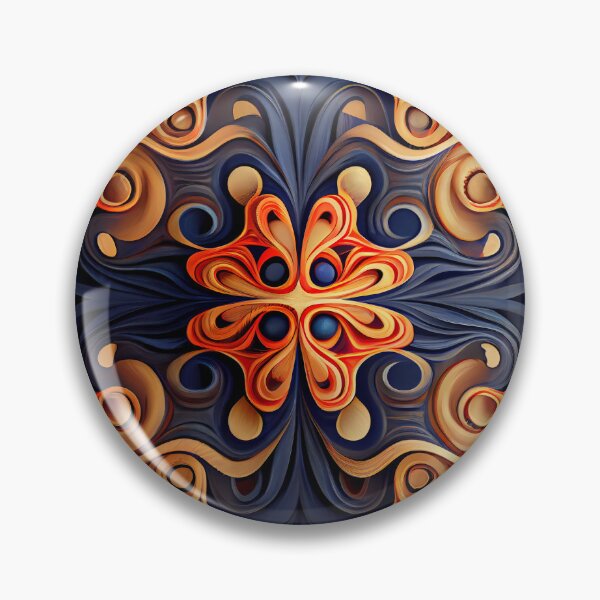 Item preview, Grand Flowing New Traditional Pattern Digital Painting designed and sold by CodeAndColors.
