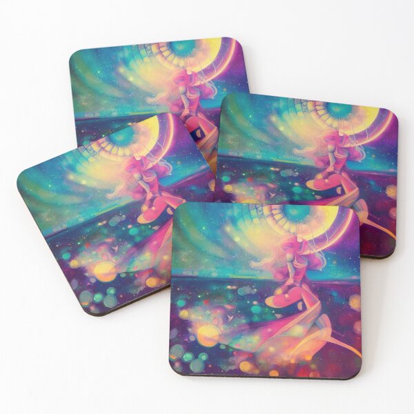 Item preview, Polar lights, astrophotography, Feininger style designed and sold by ValleyDream.