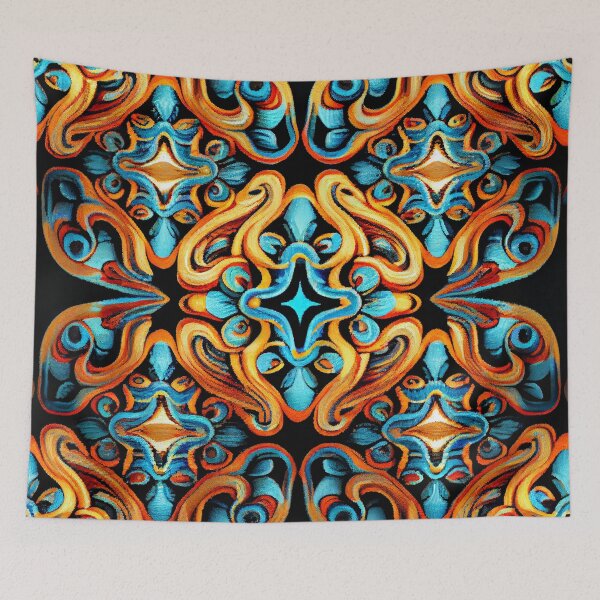 Item preview, Brilliant Coarse Eclectic Pattern Digital Painting designed and sold by CodeAndColors.