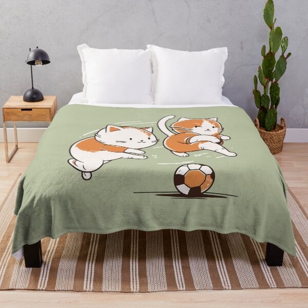 Item preview, Cats Playing Football - 02 designed and sold by YoobiArt.