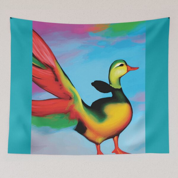 Item preview, colorful duck designed and sold by Design Universe.