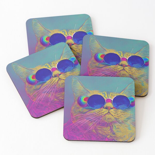 Item preview, Hippie cool cat designed and sold by Sunwang.