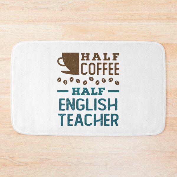 Item preview, Half Coffee Half English Teacher Language Arts designed and sold by jaygo.
