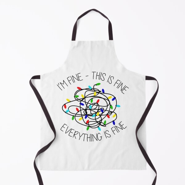 Item preview, Im fine this is fine everything is fine, Christmas Gift for Decoration Crew designed and sold by Eddyed.