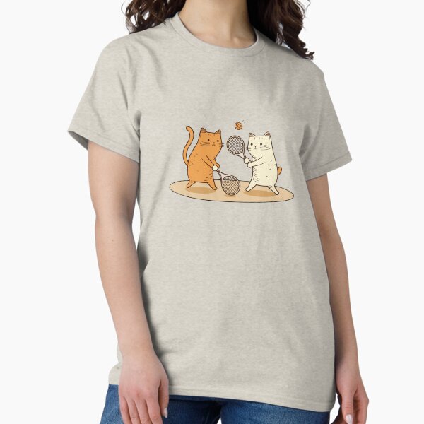 Item preview, Cats Playing Tennis designed and sold by YoobiArt.