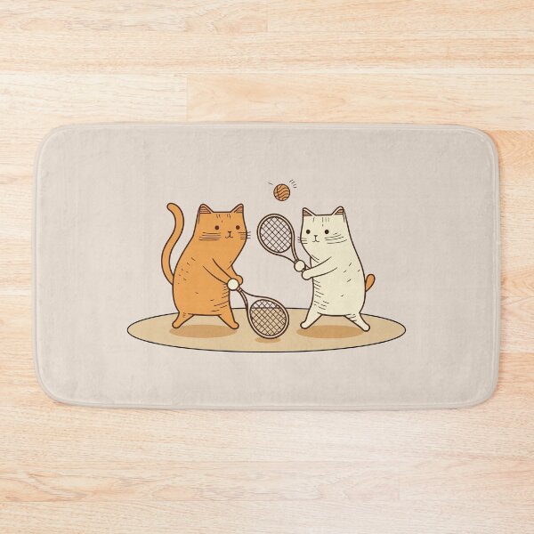 Item preview, Cats Playing Tennis designed and sold by YoobiArt.