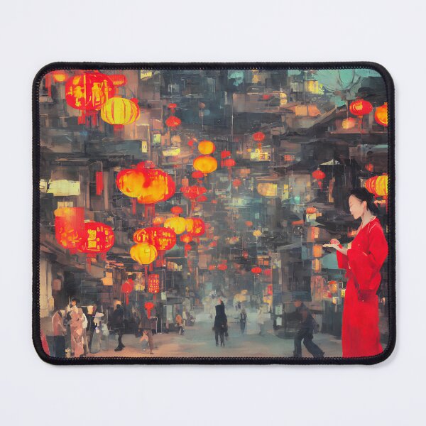 Item preview, Chinese New Year 2023 Painting Brush Red Lanterns Traditions of China designed and sold by SweetbeStore.