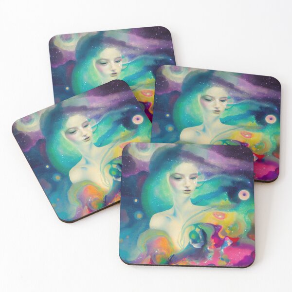 Item preview, Polar lights, astrophotography, Feininger style designed and sold by ValleyDream.