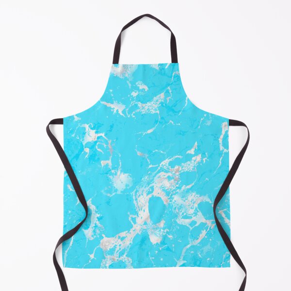 Item preview, Turquoise Blue and White  Marble Abstract Design  designed and sold by Paulele.