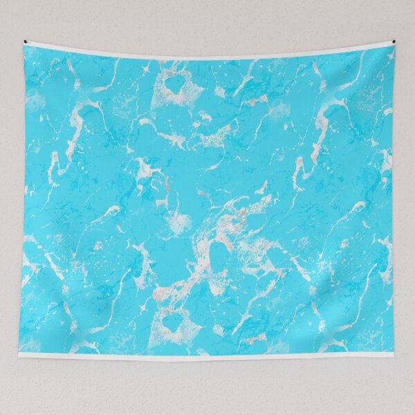 Item preview, Turquoise Blue and White  Marble Abstract Design  designed and sold by Paulele.