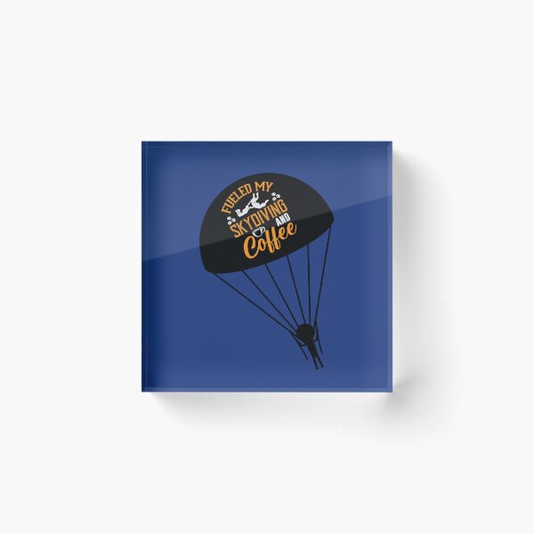Item preview, Fueled my coffee and skydiving designed and sold by HarriPaloma.