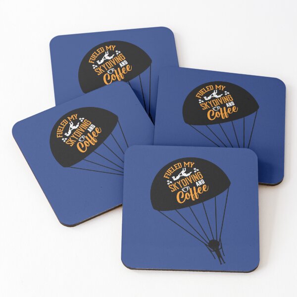 Item preview, Fueled my coffee and skydiving designed and sold by HarriPaloma.